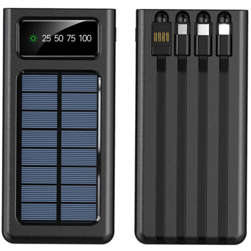 Super 4000000Mah USB Portable Charger Solar Power Bank for Cell Phone Waterproof